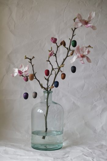 COLORED WOODEN EGGS / RAINBOW SET