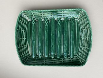 MAJOLIKA ASPARAGUS PLATTER