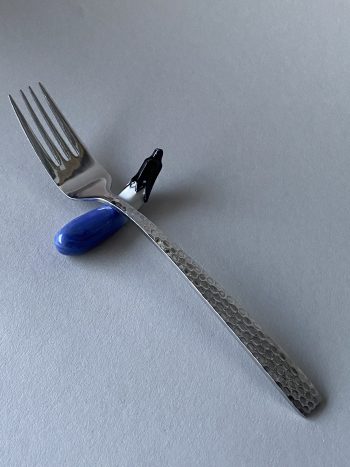 CUTLERY REST AUBERGINE