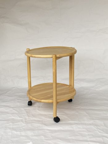 WOODEN TRAY SIDETABLE