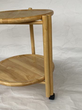 WOODEN TRAY SIDETABLE