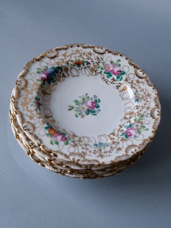 ROMANTIC CAKE PLATES – SET OF 4