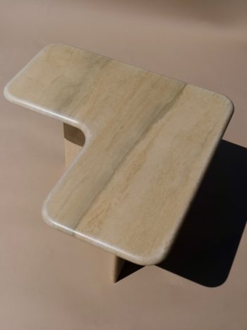 TRAVERTINE COFFEE TABLE