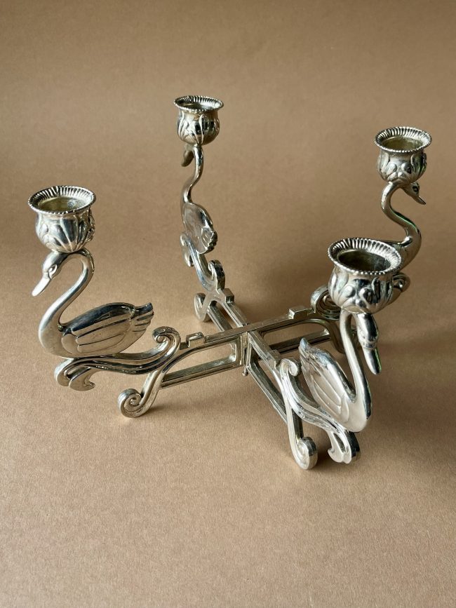 SWAN CANDELABRA