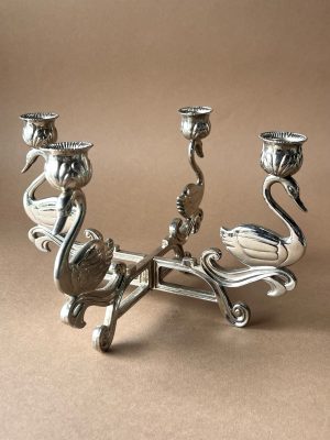 SWAN CANDELABRA