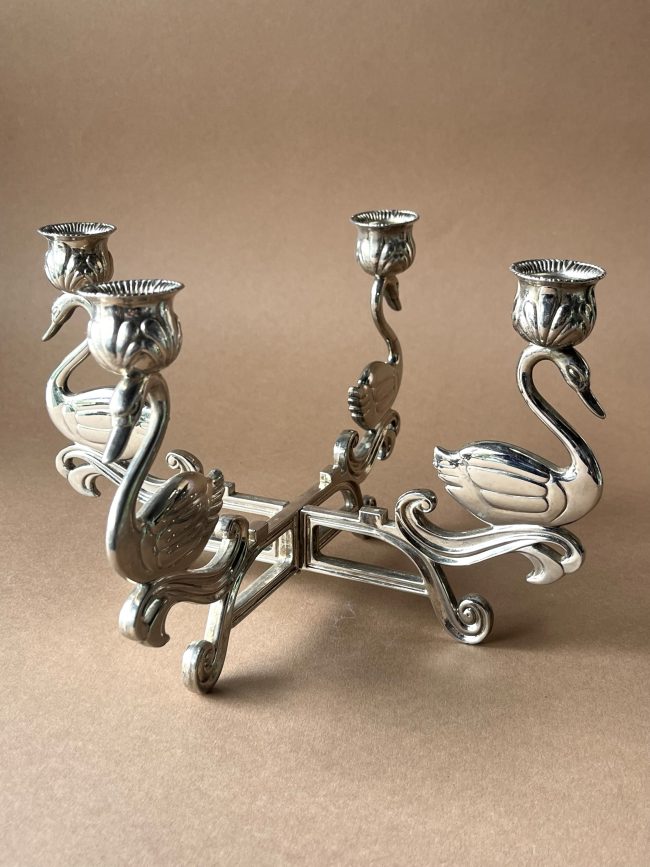 SWAN CANDELABRA