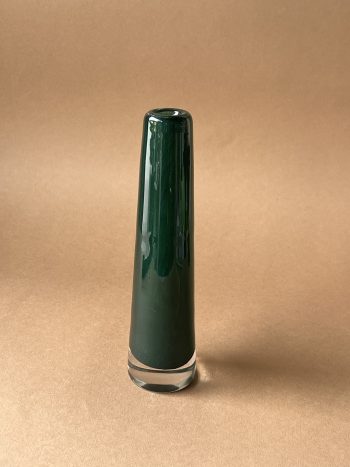 GRÜNE GLASVASE